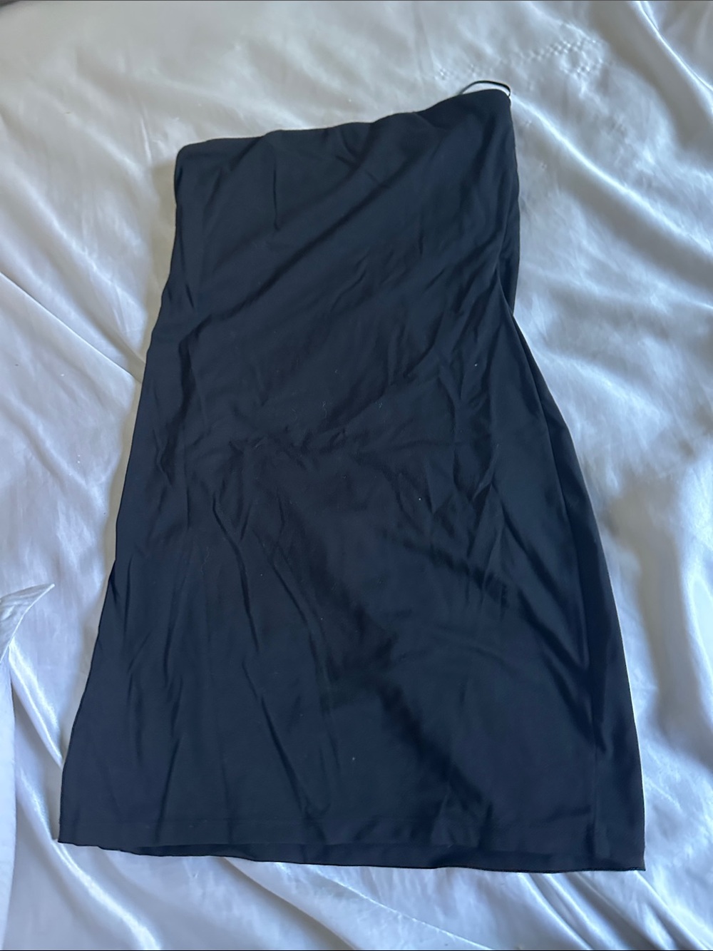Garage One-Shoulder Black Dress